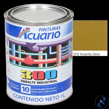 Mostrar detalles de ESMALTE 1 L AMARILLO OCRE INDUSTRIAL 300 ACUARIO EA31510 Imagen de ESMALTE 1 L AMARILLO OCRE INDUSTRIAL 300 ACUARIO EA31510