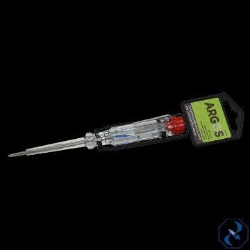 Mostrar detalles de PROBADOR DE CORRIENTE 140 MM TIPO DESARMADOR ARGOS 8850010 Imagen de PROBADOR DE CORRIENTE 140 MM TIPO DESARMADOR ARGOS 8850010