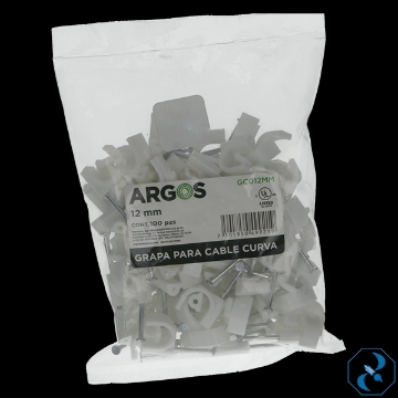 Mostrar detalles de GRAPA REDONDA 15/32 PULG 12 MM BOLSA C/100 PZAS ARGOS GC012MM Imagen de GRAPA REDONDA 15/32 PULG 12 MM BOLSA C/100 PZAS ARGOS GC012MM