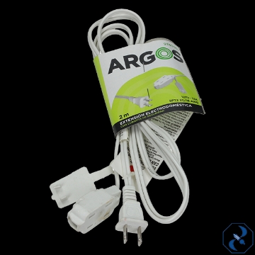 Mostrar detalles de EXTENSION 2 MTS. ELECTRODOMESTICA POT 2X16  ARGOS 9740065 Imagen de EXTENSION 2 MTS. ELECTRODOMESTICA POT 2X16  ARGOS 9740065