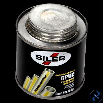 Mostrar detalles de PEGAMENTO 150 GR NEGRO PARA CPVC EN BOTE SILER CPVC150 Imagen de PEGAMENTO 150 GR NEGRO PARA CPVC EN BOTE SILER CPVC150