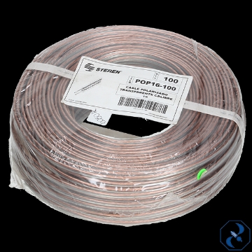 Mostrar detalles de D 1 CABLE PARA BOCINA POLARIZADO TRANSPARENTE AWG16 STEREN POP16-100 Imagen de D 1 CABLE PARA BOCINA POLARIZADO TRANSPARENTE AWG16 STEREN POP16-100