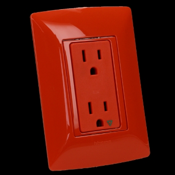 Mostrar detalles de D 1 CONTACTO DUPLEX 3 MOD 2P+T CON ICFT 15A 125V C/PLACA NARANJA BTICINO MX QZ4028IGN Imagen de D 1 CONTACTO DUPLEX 3 MOD 2P+T CON ICFT 15A 125V C/PLACA NARANJA BTICINO MX QZ4028IGN