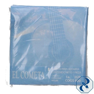 Mostrar detalles de CUERDA 1A C/12 PZAS P/GUITARRA NYLON COMETA 2000377 Imagen de CUERDA 1A C/12 PZAS P/GUITARRA NYLON COMETA 2000377