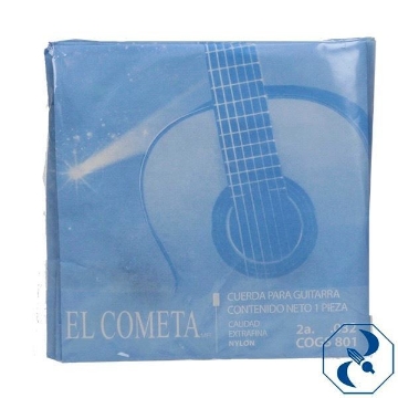 Mostrar detalles de CUERDA 2A C/12 PZAS P/GUITARRA NYLON COMETA 2000385 Imagen de CUERDA 2A C/12 PZAS P/GUITARRA NYLON COMETA 2000385