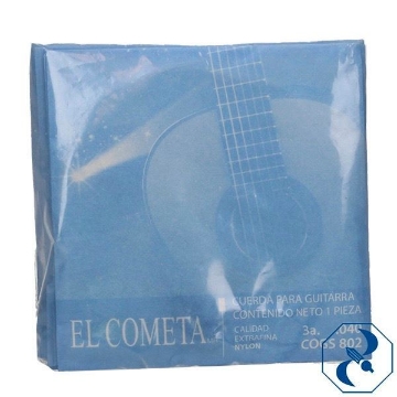 Mostrar detalles de CUERDA 3A C/12 PZAS P/GUITARRA NYLON COMETA 2000393 Imagen de CUERDA 3A C/12 PZAS P/GUITARRA NYLON COMETA 2000393