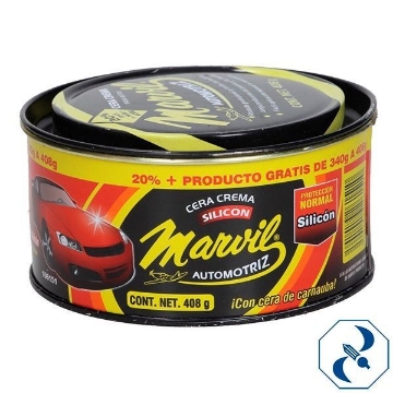 Mostrar detalles de CERA 340 GR CREMA AUTO CON SILICON MARVIL 106151 Imagen de CERA 340 GR CREMA AUTO CON SILICON MARVIL 106151