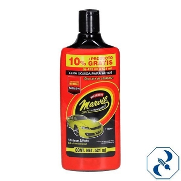 Mostrar detalles de CERA 500 ML LIQUIDA PARA AUTO CON SILICON ROJO MARVIL 110065 Imagen de CERA 500 ML LIQUIDA PARA AUTO CON SILICON ROJO MARVIL 110065