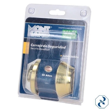 Mostrar detalles de CERROJO SEGURIDAD ANNECY DOBLE CILINDRO LATON PULIDO FANAL 90480-002 Imagen de CERROJO SEGURIDAD ANNECY DOBLE CILINDRO LATON PULIDO FANAL 90480-002