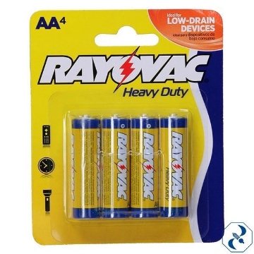 Mostrar detalles de D 1 BLISTER DE 4 PILAS AA HEAVY DUTY RAYOVAC SAA-AD Imagen de D 1 BLISTER DE 4 PILAS AA HEAVY DUTY RAYOVAC SAA-AD