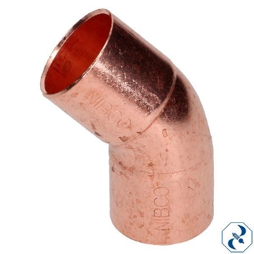 Mostrar detalles de CODO 45 3/4 COBRE IUSA NIBCO 600396 Imagen de CODO 45 3/4 COBRE IUSA NIBCO 600396