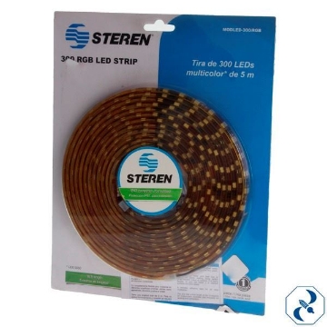 Mostrar detalles de D 1 TIRA DE 300 LED DE COLORES 5 MT C/COTROLADOR STEREN MODLED-300/RGB Imagen de D 1 TIRA DE 300 LED DE COLORES 5 MT C/COTROLADOR STEREN MODLED-300/RGB