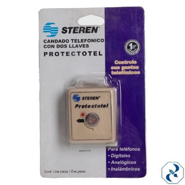 Mostrar detalles de D 1 CANDADO TELEFONICO P/LLAMADAS DE SALIDA STEREN PROTECTOTE PROTECTOTE Imagen de D 1 CANDADO TELEFONICO P/LLAMADAS DE SALIDA STEREN PROTECTOTE PROTECTOTE