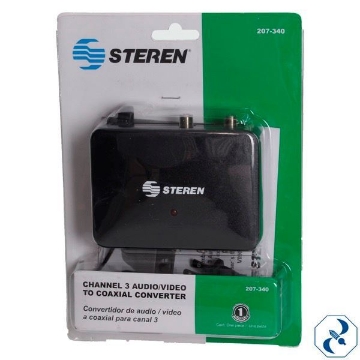 Mostrar detalles de D 1 CONVERTIDOR AUDIO/VIDEO 3/RCAA COAXIAL STEREN 207-340 Imagen de D 1 CONVERTIDOR AUDIO/VIDEO 3/RCAA COAXIAL STEREN 207-340