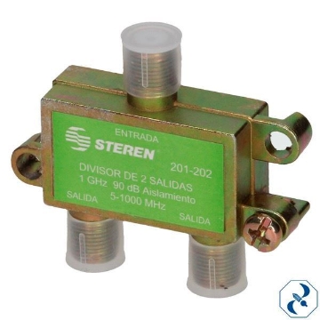 Mostrar detalles de D 1 DIVISOR 2 SALIDAS 1 GHZ 90 DB ESPECIAL STEREN 201-202 Imagen de D 1 DIVISOR 2 SALIDAS 1 GHZ 90 DB ESPECIAL STEREN 201-202