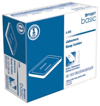 Mostrar detalles de JABONERA DE SEMIEMPOTRAR FOSET A-908 Imagen de JABONERA DE SEMIEMPOTRAR FOSET A-908