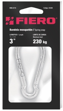 Mostrar detalles de BANDOLA MOSQUETON DE ACERO 5/16 PULG FIERO BMA-5/16 Imagen de BANDOLA MOSQUETON DE ACERO 5/16 PULG FIERO BMA-5/16
