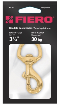 Mostrar detalles de BANDOLA DESTORCEDORA DE LATON 5/8 PULG FIERO BD Imagen de BANDOLA DESTORCEDORA DE LATON 5/8 PULG FIERO BD