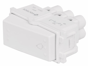Mostrar detalles de PULSADOR DE TIMBRE BLANCO VOLTECH APTI-IB Imagen de PULSADOR DE TIMBRE BLANCO VOLTECH APTI-IB