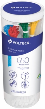 Mostrar detalles de D 6 CINCHOS BOTE CON 650 PIEZAS VOLTECH BCIN-650 Imagen de D 6 CINCHOS BOTE CON 650 PIEZAS VOLTECH BCIN-650