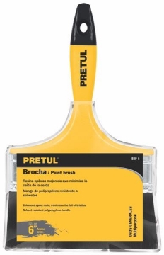 Mostrar detalles de BROCHA CON MANGO DE PLASTICO 6 PULG  PRETUL BRP-6 Imagen de BROCHA CON MANGO DE PLASTICO 6 PULG  PRETUL BRP-6