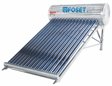 Mostrar detalles de CALENTADOR SOLAR 180 LTS 15 TUBOS FOSET CALE-15S Imagen de CALENTADOR SOLAR 180 LTS 15 TUBOS FOSET CALE-15S