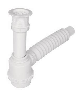 Mostrar detalles de CESPOL DE PVC DE BOTE CON TRAMPA PARA FREGADERO FOSET CE-291 Imagen de CESPOL DE PVC DE BOTE CON TRAMPA PARA FREGADERO FOSET CE-291