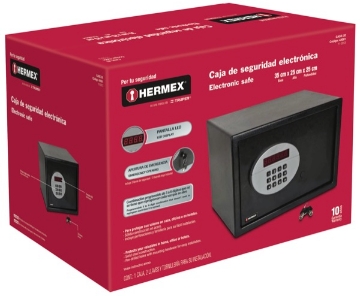 Mostrar detalles de D 1 CAJA DE SEGURIDAD ELECTRONICA DE 20 LTS HERMEX CASE-20 Imagen de D 1 CAJA DE SEGURIDAD ELECTRONICA DE 20 LTS HERMEX CASE-20