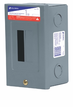 Mostrar detalles de CENTRO DE CARGA DE SOBREPONER 1 POLO  VOLTECH CCS-1 Imagen de CENTRO DE CARGA DE SOBREPONER 1 POLO  VOLTECH CCS-1