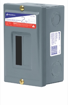 Mostrar detalles de CENTRO DE CARGA DE SOBREPONER 2 POLOS  VOLTECH CCS-2 Imagen de CENTRO DE CARGA DE SOBREPONER 2 POLOS  VOLTECH CCS-2