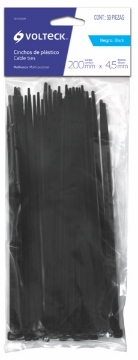 Mostrar detalles de CINCHOS 200 X 45MM COLOR NEGRO VOLTECH CIN-5020N Imagen de CINCHOS 200 X 45MM COLOR NEGRO VOLTECH CIN-5020N