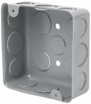 Mostrar detalles de CAJA DE ACERO CUADRADA 4X4 PULG ECONOMICA  VOLTECH CCH-4X4E Imagen de CAJA DE ACERO CUADRADA 4X4 PULG ECONOMICA  VOLTECH CCH-4X4E