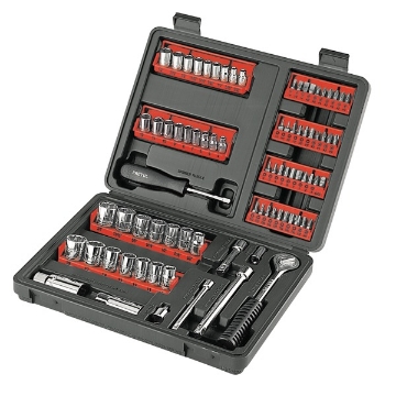 Mostrar detalles de D 3 SET DE PUNTAS Y DADOS 90 PIEZAS  PRETUL SET-90 Imagen de D 3 SET DE PUNTAS Y DADOS 90 PIEZAS  PRETUL SET-90