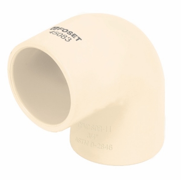 Mostrar detalles de CODO 90 CPVC 19MM FOSET CPVC-562 Imagen de CODO 90 CPVC 19MM FOSET CPVC-562