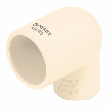 Mostrar detalles de CODO 90 REDUCIDO CPVC 19MM X 13MM FOSET CPVC-521 Imagen de CODO 90 REDUCIDO CPVC 19MM X 13MM FOSET CPVC-521