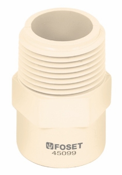 Mostrar detalles de ADAPTADOR MACHO CPVC 19MM FOSET CPVC-612 Imagen de ADAPTADOR MACHO CPVC 19MM FOSET CPVC-612