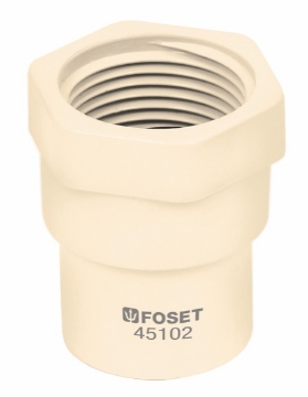 Mostrar detalles de ADAPTADOR HEMBRA CPVC 19MM FOSET CPVC-602 Imagen de ADAPTADOR HEMBRA CPVC 19MM FOSET CPVC-602