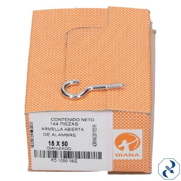 Mostrar detalles de ARMELLA 18X50 CON144 PZAS ABIERTA DIANA FD105018 Imagen de ARMELLA 18X50 CON144 PZAS ABIERTA DIANA FD105018
