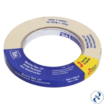 Mostrar detalles de MASKING 1/2 NO 121 C/50 M TUK 102115 Imagen de MASKING 1/2 NO 121 C/50 M TUK 102115