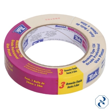 Mostrar detalles de MASKING 1 PULG NO 124 C/50 M TUK 102415 Imagen de MASKING 1 PULG NO 124 C/50 M TUK 102415