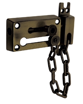 Mostrar detalles de D 6 PASADOR CON CADENA ACABADO LATON ANTIGUO HERMEX PACA-2 Imagen de D 6 PASADOR CON CADENA ACABADO LATON ANTIGUO HERMEX PACA-2
