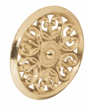 Mostrar detalles de PERILLA PARA MUEBLE LATON BRILLANTE COLONIAL HERMEX PER-052 Imagen de PERILLA PARA MUEBLE LATON BRILLANTE COLONIAL HERMEX PER-052