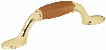 Mostrar detalles de JALADERA PARA MUEBLE LATON BRILLANTE COMBINADA CON DECORADO (IMITACION MADERA) HERMEX JAL-0621 Imagen de JALADERA PARA MUEBLE LATON BRILLANTE COMBINADA CON DECORADO (IMITACION MADERA) HERMEX JAL-0621