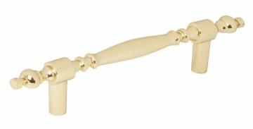 Mostrar detalles de JALADERA PARA MUEBLE LATON BRILLANTE COLONIAL HERMEX JAL-0521 Imagen de JALADERA PARA MUEBLE LATON BRILLANTE COLONIAL HERMEX JAL-0521