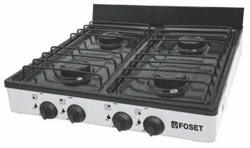 Mostrar detalles de PARILLA PARA GAS 4 QUEMADORES COLOR BLANCO FOSET PAGA-4B Imagen de PARILLA PARA GAS 4 QUEMADORES COLOR BLANCO FOSET PAGA-4B