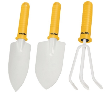 Mostrar detalles de JUEGO HERRAMIENTAS PARA JARDIN 3 PIEZAS  PRETUL JJ-3P Imagen de JUEGO HERRAMIENTAS PARA JARDIN 3 PIEZAS  PRETUL JJ-3P