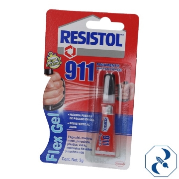 Mostrar detalles de PEGAMENTO 3 GR SUPER GEL RESISTOL 911 HER911-SG3G Imagen de PEGAMENTO 3 GR SUPER GEL RESISTOL 911 HER911-SG3G