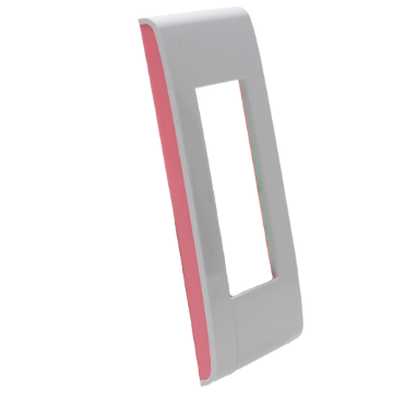 Mostrar detalles de D 1 PLACA DE 3 U CON CHSASIS DE RESINA  BLANCO CON LATERALES COLOR FLAMINGO MODUS PRO E5N3FLPTL Imagen de D 1 PLACA DE 3 U CON CHSASIS DE RESINA  BLANCO CON LATERALES COLOR FLAMINGO MODUS PRO E5N3FLPTL