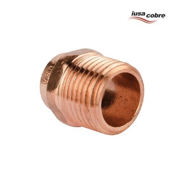 Mostrar detalles de ADAPTADOR MACHO DE 3/4 COBRE ECONOMICO IUSA 616854 Imagen de ADAPTADOR MACHO DE 3/4 COBRE ECONOMICO IUSA 616854