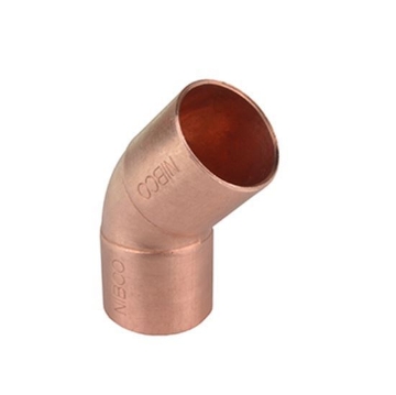 Mostrar detalles de CODO 45 1/2 COBRE IUSA NIBCO 600395 Imagen de CODO 45 1/2 COBRE IUSA NIBCO 600395